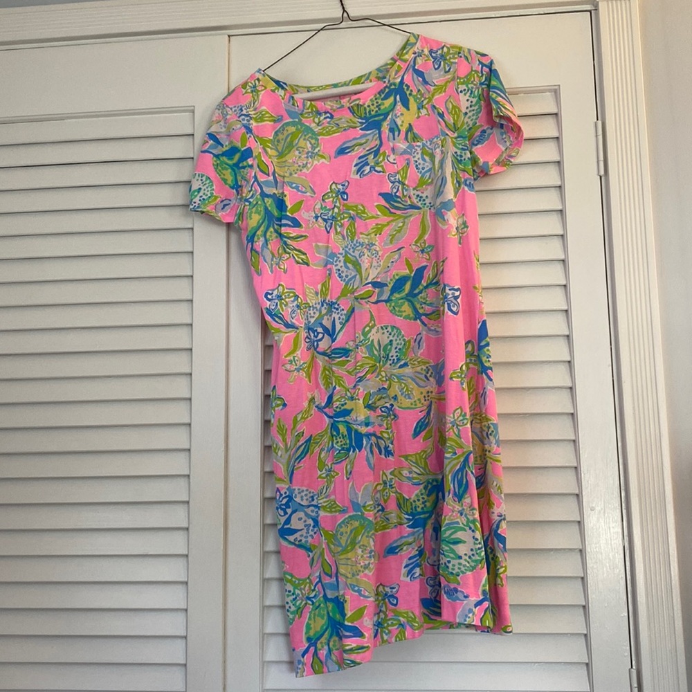 Lilly Pulitzer Declan Dress “Squeeze The Day” (S)